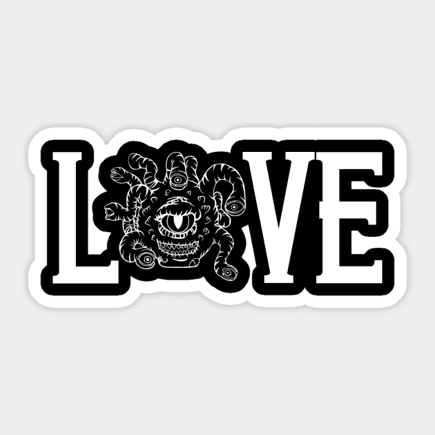 Beholder love Sticker by Karl_The_Faun